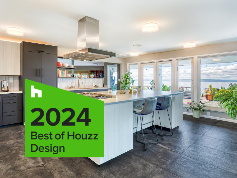 Award-winning modern kitchen interior, Houzz 2024